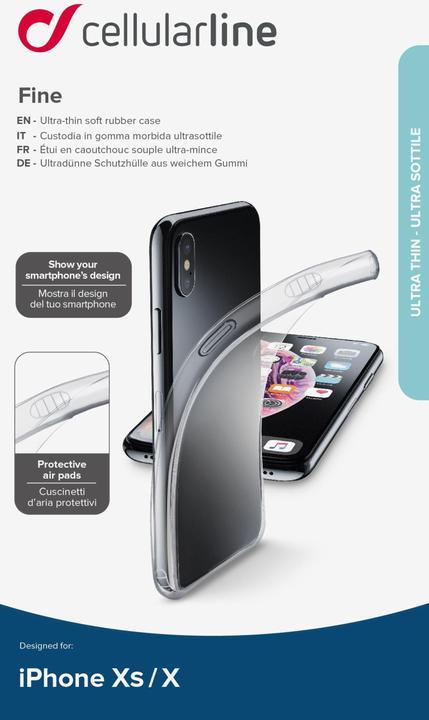 Produktbild Cellularline Fine (Apple iPhone XS, Apple iPhone X)