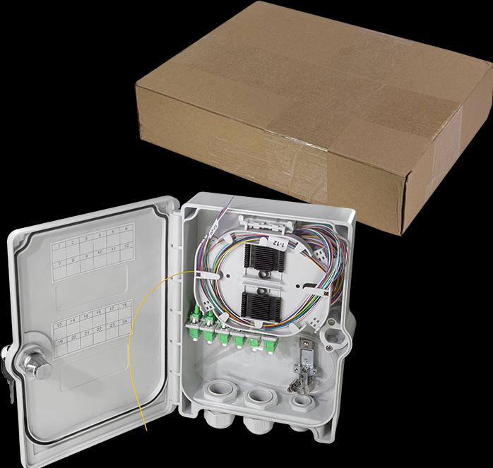 Produktbild LogiLink FTTH/FTTB-Anschlussleergehäuse (Spleissbox)