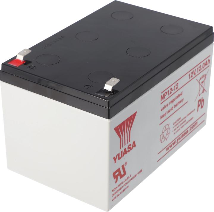Actual product image Yuasa Akku NP12-12 (12 V, 12 Ah)