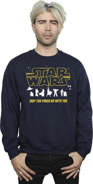Immagine prodotto Star Wars Silhouettes Force Felpa Uomo (XL)