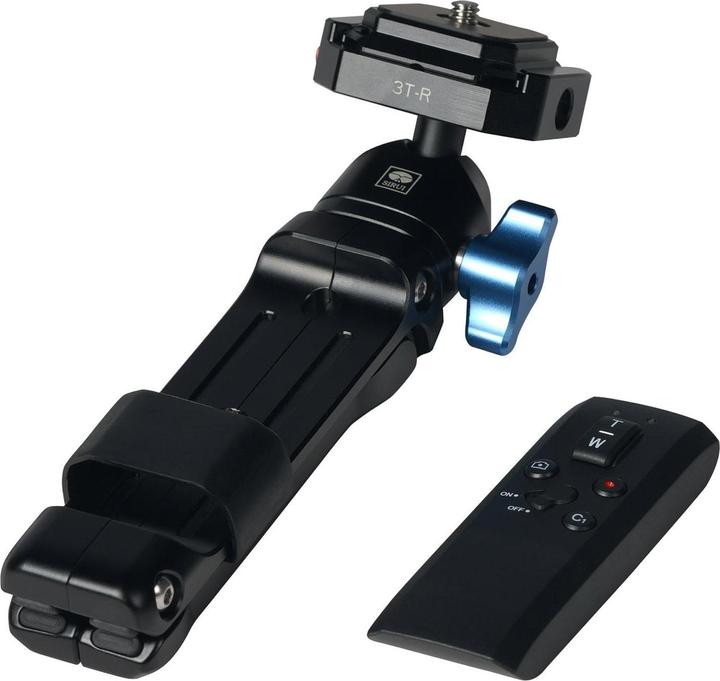 Produktbild Sirui 3T-R Mini/ Tischstativ mit Bloothooth Fernbedienung Schwarz Alu (Metall)