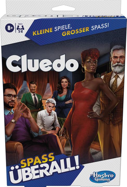 Immagine prodotto Hasbro Gaming Cluedo Compact, gioco portatile per 3-6 giocatori, gioco da viaggio per bambini, divertimento (Tedesco)