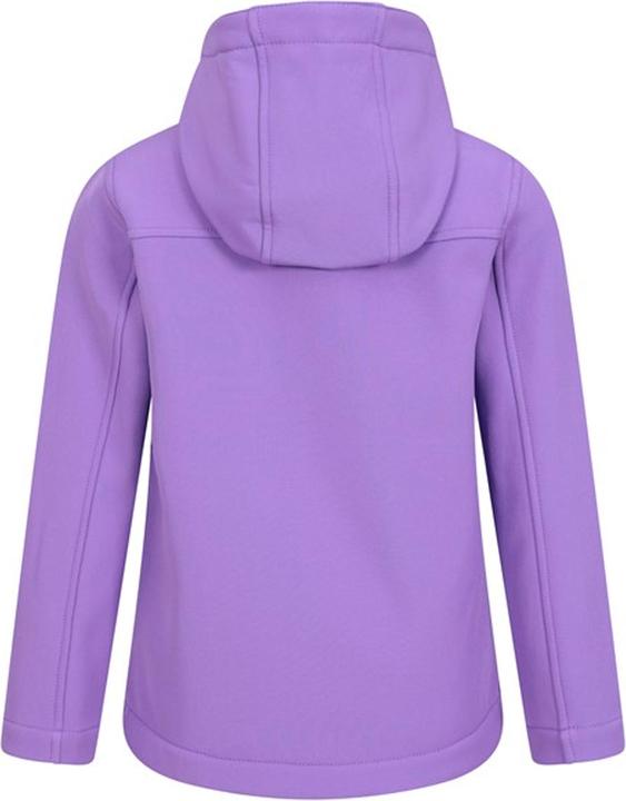 Actual product image Mountain Warehouse Childrens/Kids Exodus Water Resistant Soft Shell Jacket (128)