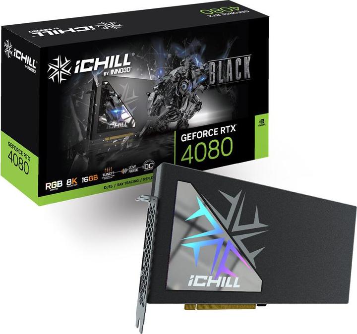 Actual product image Inno3D GeForce RTX 4080 iChill Black (16 GB)