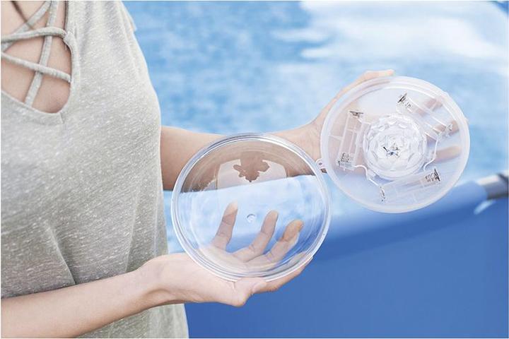 Actual product image Bestway Flowclear LED Floating Pool Light