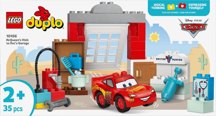 Actual product image LEGO McQueens Besuch in Docs Werkstatt (10456)