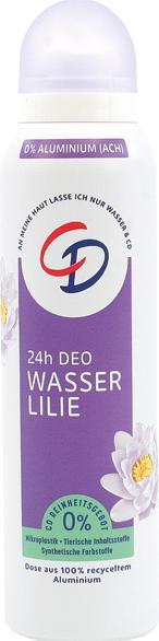 Image du produit CD Déodorant spray 150ml nénuphar (Spray, 150 ml)