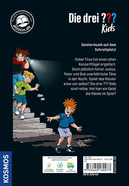 Image du produit Kosmos Die drei??? Kids, 101, Geistermusik (Allemand, Boris Pfeiffer, Stefani Kampmann, 2024)