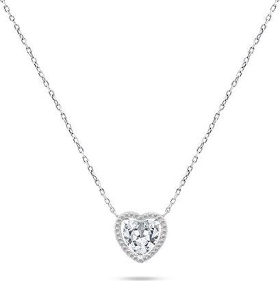 Produktbild Brilio Silver - Dazzling silver necklace with glittering heart NCL70W
