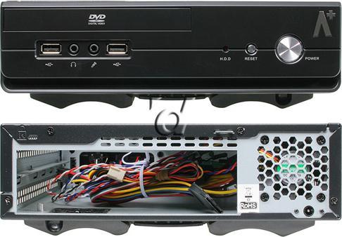 Actual product image Aplus CS-160 Mini-ITX Case incl. 72W power supply unit (Mini-ITX)