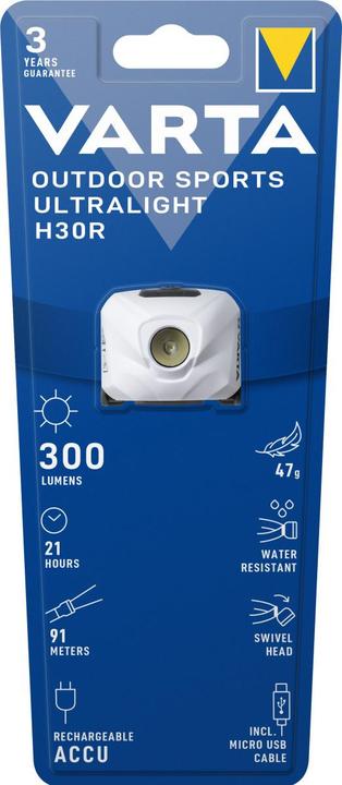 Produktbild Varta Ultralight H30R (300 lm)
