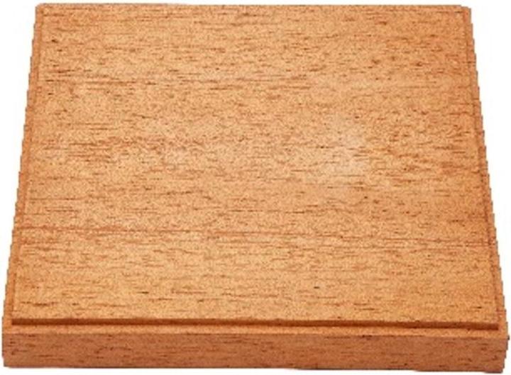 Actual product image Mr.Hobby Mr Hobby -Gunze Wooden Base 15cm Square