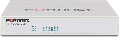 Immagine prodotto Fortinet Fortigate 80F - 10000 Mbit/s - 6500 Gbit/s - 1400 Mbit/s - 3,23 µs - 256-bit AES