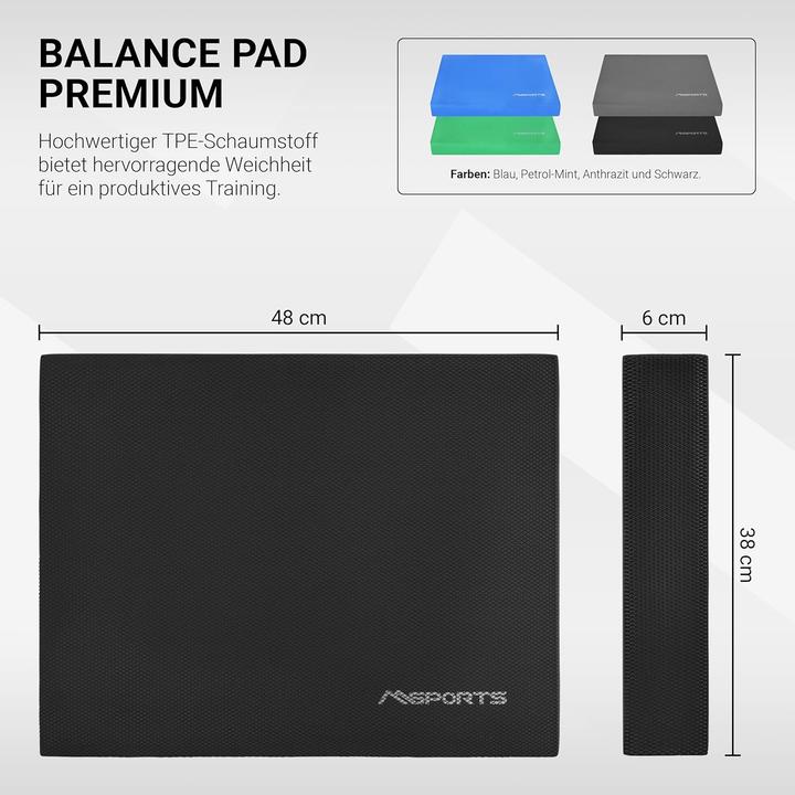 Image du produit Msports Balance Pad mit Übungsposter für Gleichgewichtstraining