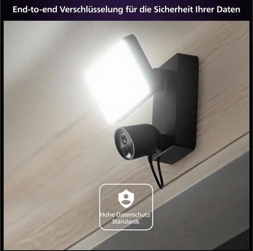 Produktbild Philips Hue Secure Flutlichtkamera (1920 x 1080 Pixels)