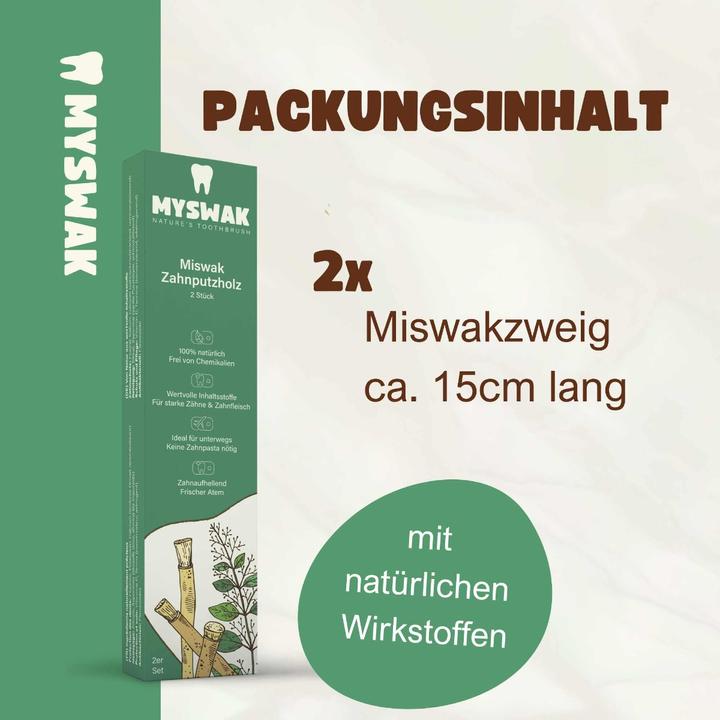 Image du produit Miswak Bois de dentiste (2 x)