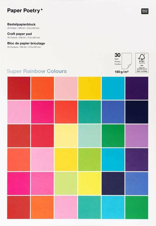 Rico Design Bastelpapier (180 g/m², 1 x)