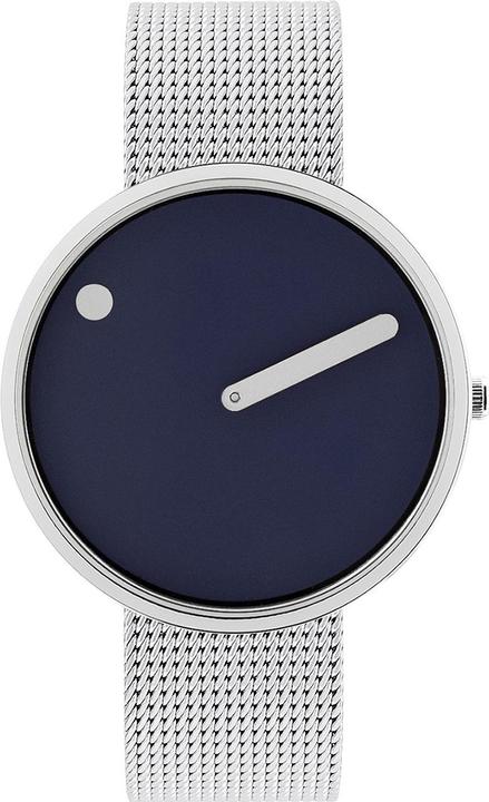 Picto 43393-0820 Unisex Uhr Midnight Blue 40mm 5ATM (Analoguhr, 40 mm)