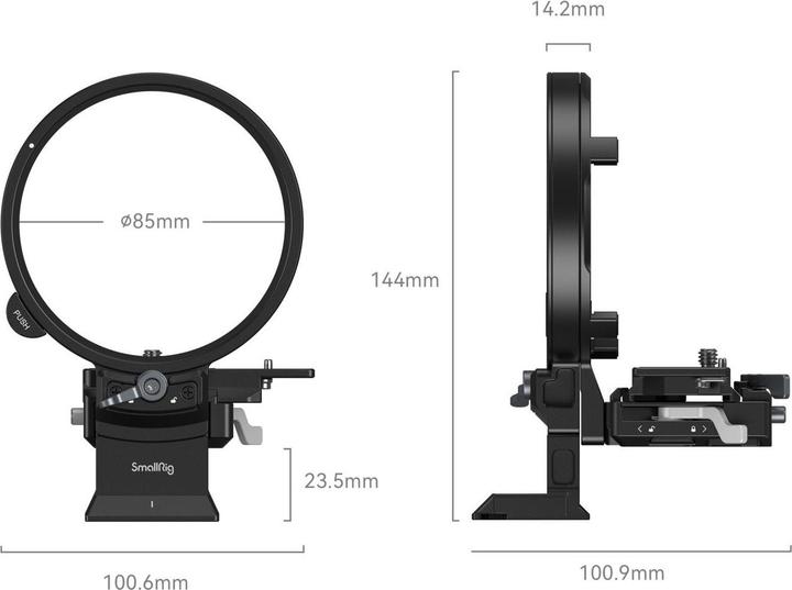 Actual product image SmallRig Mounting Plate FUJIFILM GFX Series Kit Rotatable