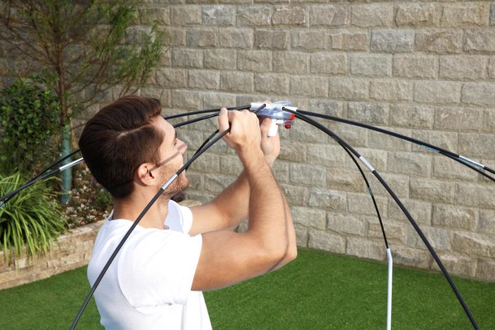 Actual product image Bestway Steel Pro Pool with UV sun protection