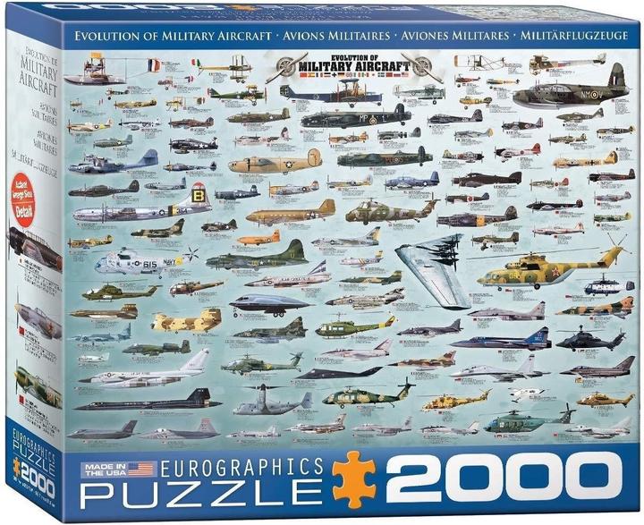 Immagine prodotto Eurographics Aerei militari (2000 pezzi)