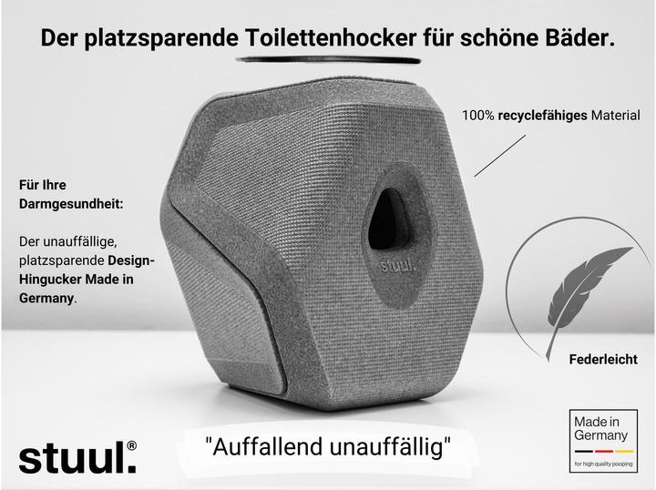 Produktbild Stuul Basalt Toilettenhocker