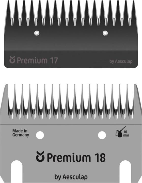Actual product image Aesculap Shear blade set RIND 1817 teeth (Dog)