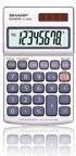 Actual product image Sharp EL-250S - Calculator - 8 digits - Solar panel (Batteries, Solar cells)