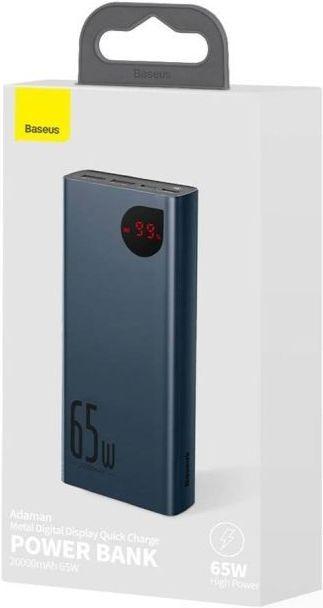 Actual product image Baseus Adaman Series (20000 mAh, 65 W, 74 Wh)