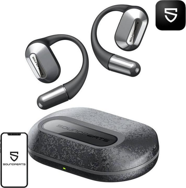 Image du produit Soundpeats Casque sans fil HearFit (noir) (22 h, Sans fil)