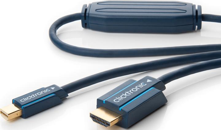 Produktbild clicktronic Mini DisplayPort — HDMI (Typ A) (1 m, DisplayPort, HDMI)