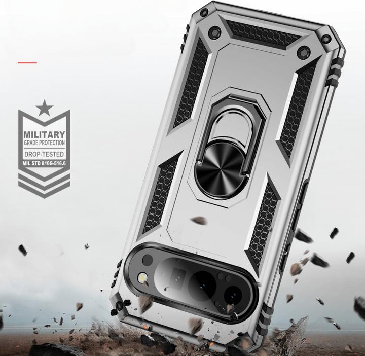 Actual product image Cover-Discount Google Pixel 9 / 9 Pro - Armor Case with kickstand (Google Pixel 9, Google Pixel 9 Pro)