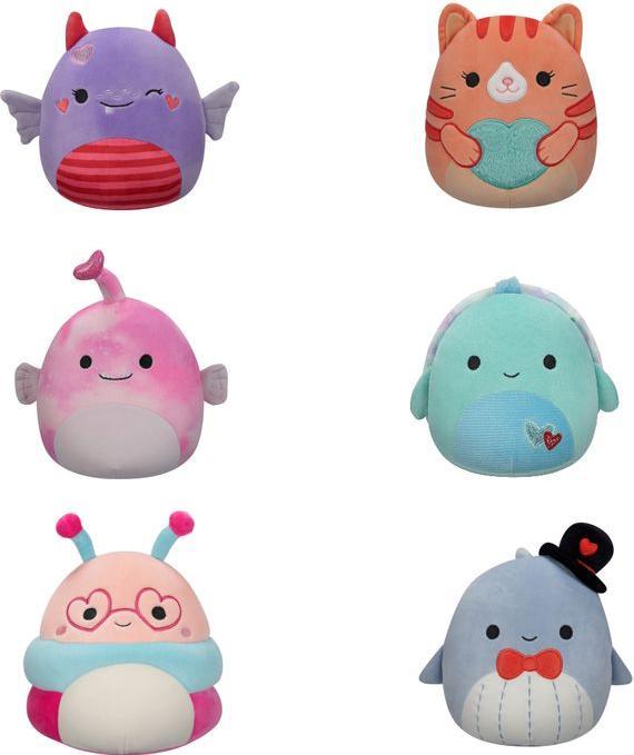 Actual product image GCS SQUISHMALLOWS Plush toy Valentine's Day edition, 19 cm (33 cm)
