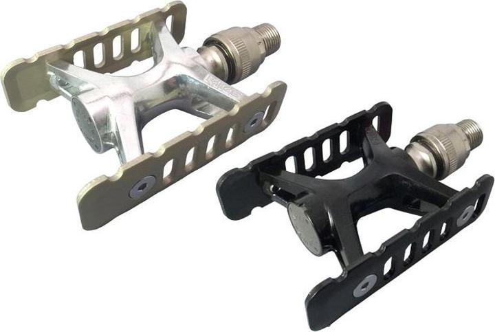 Mks Promenade Ezy - Clip On Track Pedals (Titanium)