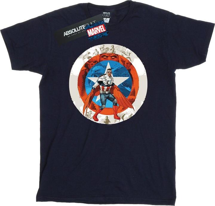 Immagine prodotto Captain America Sam Wilson Shield Maglietta Uomo (S)