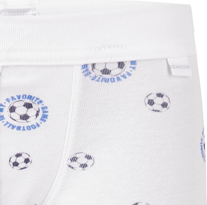 Image du produit Schiesser Lot de 6 shorts / pantalons Kids Boys à fines côtes en coton organique (116, paquet de 6)