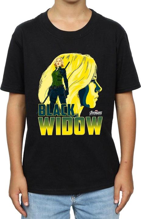 Image du produit - T-shirt AVENGERS INFINITY WAR BLACK WIDOW CHARACTER - Garçon (140, 146)