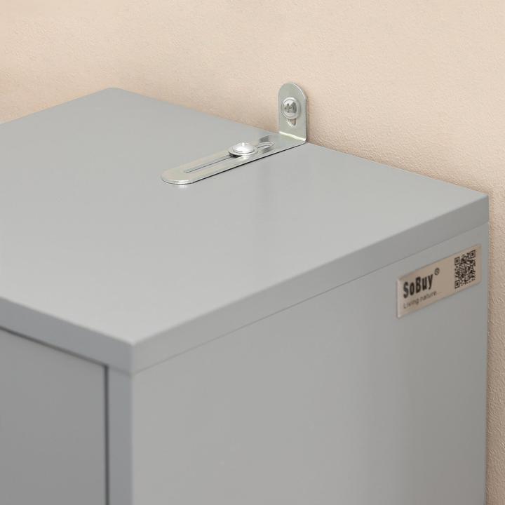 Produktbild SoBuy Bad Hochschrank (20 x 20 x 180 cm)