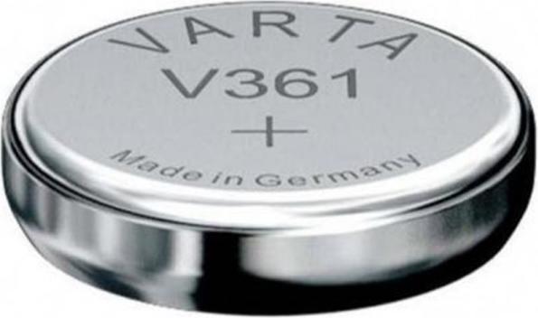 Actual product image Varta Button cell V361, 1.55V, 1 pcs. (10 pcs., SR58, 18 mAh)