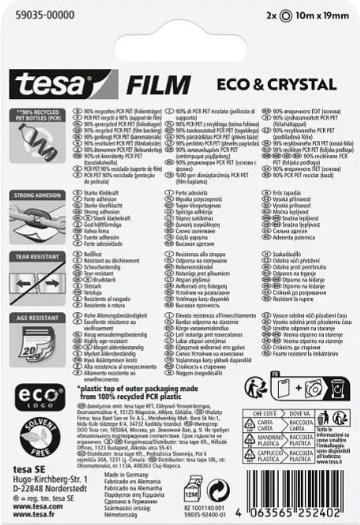 Actual product image tesa tesafilm® ECO & CRYSTAL adhesive tape 33m:19mm (19 mm)
