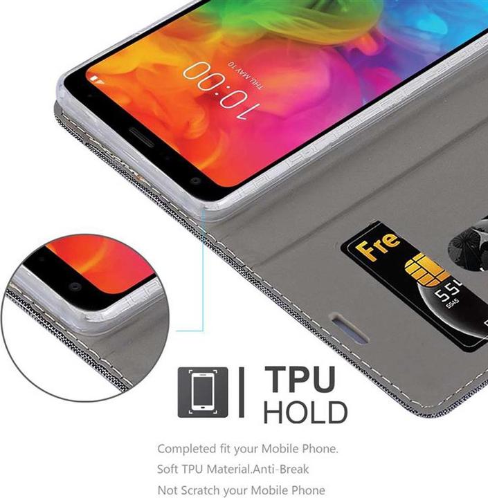 Actual product image Cadorabo Book Jeans Optics Cover (LG Q7a)