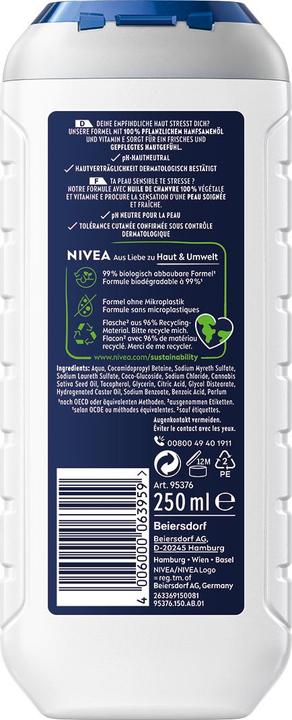 Immagine prodotto NIVEA Care Shower Sensitive Pro (n) Fl 250 ml (250 ml)