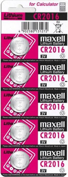Immagine prodotto Maxell Cella a bottone CR2016 (5 pz., CR2016, 90 mAh)