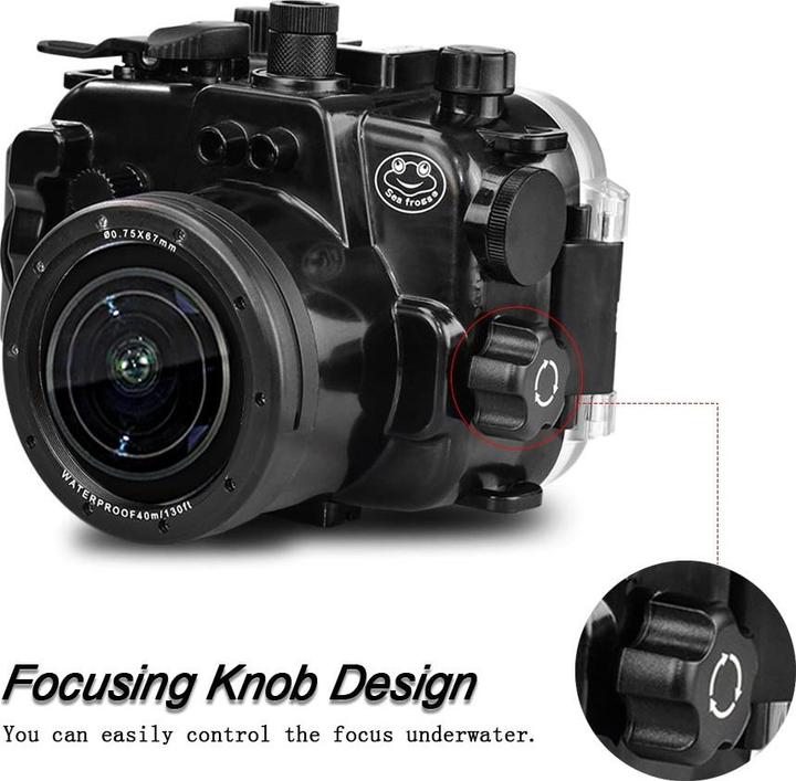 Actual product image Seafrogs SC-27 (Underwater housing, G1X Mark III)