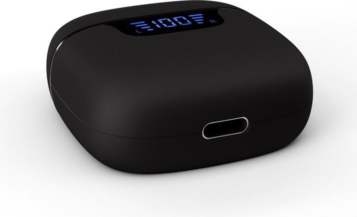 Produktbild Vivanco TWS Bluetooth Kophoerer mit LED-Display Case, schwarz (20 h, Kabelgebunden)