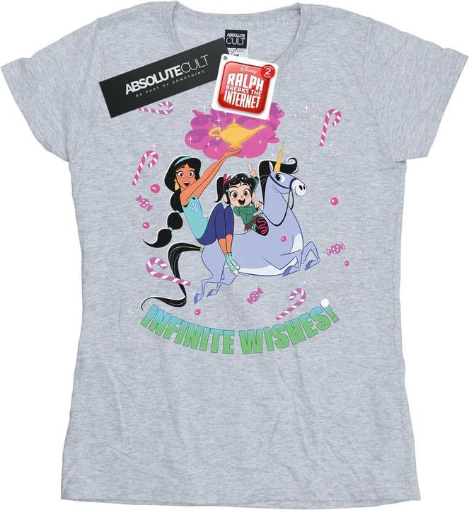 Disney Wreck It Ralph Jasmine And Vanellope TShirt (XXL)