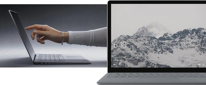 Image du produit Microsoft Surface Laptop, Platinum, SSD 256 Go (13.50", Intel Core i7-7660U, 8 Go, 256 Go)