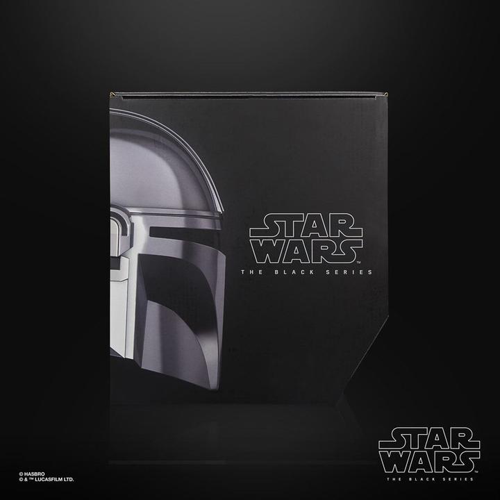 Actual product image Hasbro The Black Series: The Mandalorian Helm
