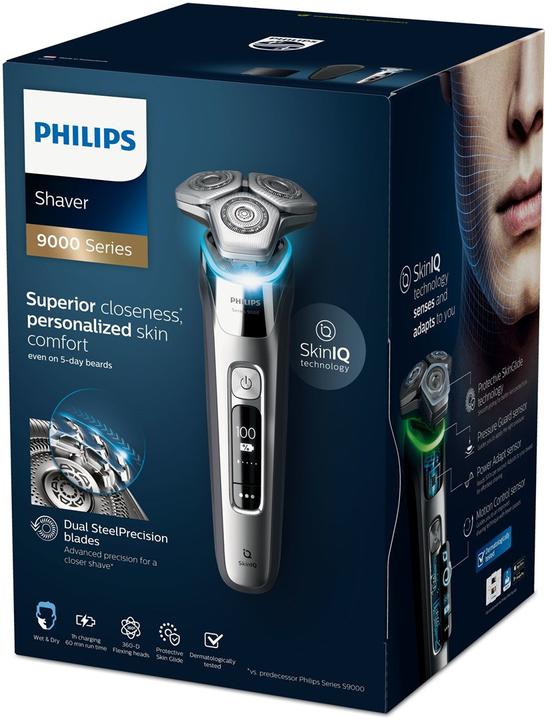 Productafbeelding Philips SHAVER Series 9000 S9985/50 Roterend Scheerapparaat Chroom Grijs