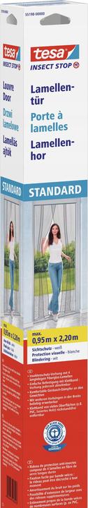 Actual product image tesa Insect screen STANDARD slatted door, curtain with Velcro fastener, without drilling (95 x 220 cm)
